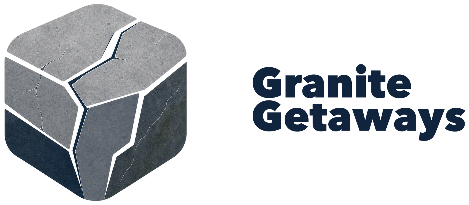 Granite Getaways granite mark and wordmark